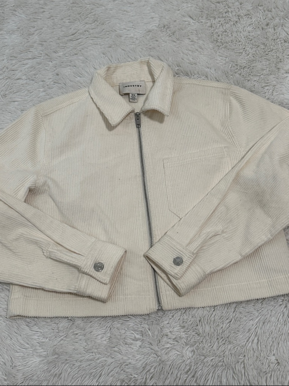 🏆 Industry Cropped Corduroy Jacket